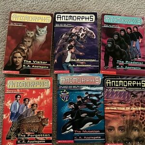 Lot Of 6 ANIMORPHS Books, K. A. Applegate